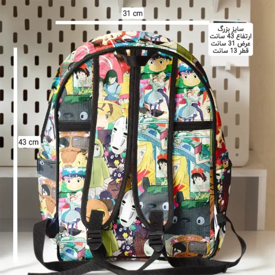 کوله پشتی طرح انیمه شهر اشباح - Image 5