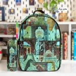 کوله پشتی طرح ایران و جامدادی - Image 2
